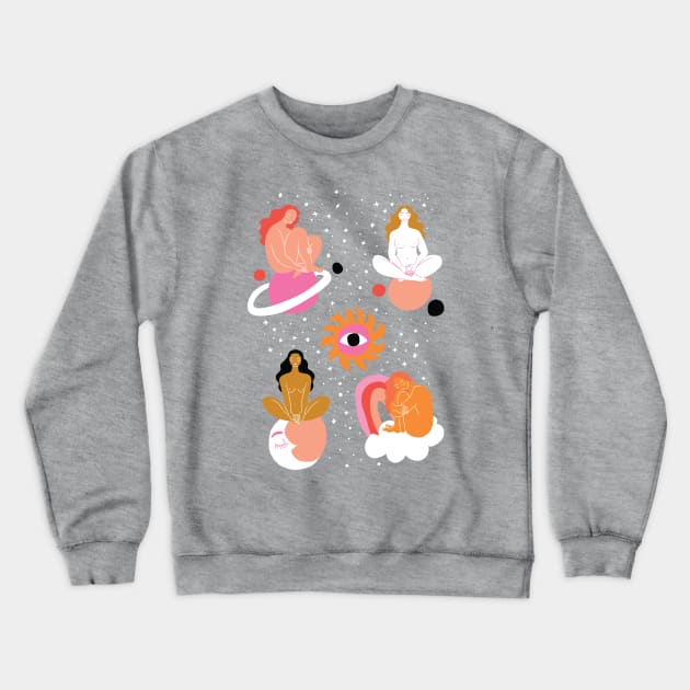 separate but together Crewneck Sweatshirt by anneamanda